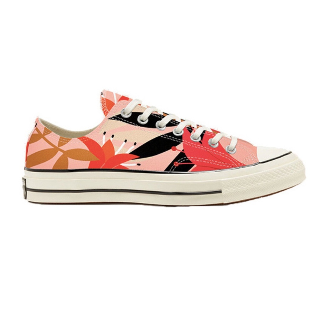 NWT Converse Chuck 70 Orange Vintage Floral - Picture 4 of 6